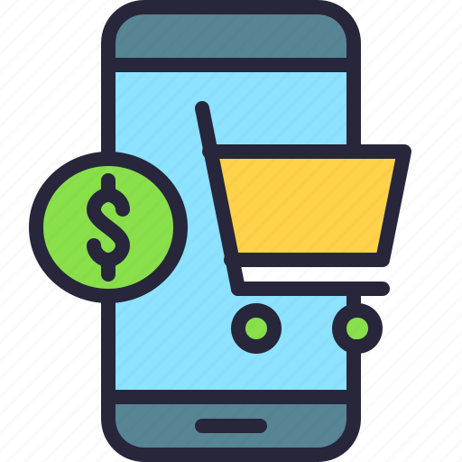 App, cart, mobile, money, shop, shopping, store icon - Download on Iconfinder