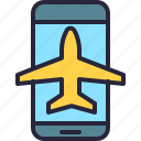 airplane, app, flight, fly, mobile, mode, phone