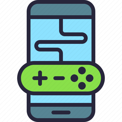 App, controller, game, gaming, mobile, phone, station icon - Download on Iconfinder
