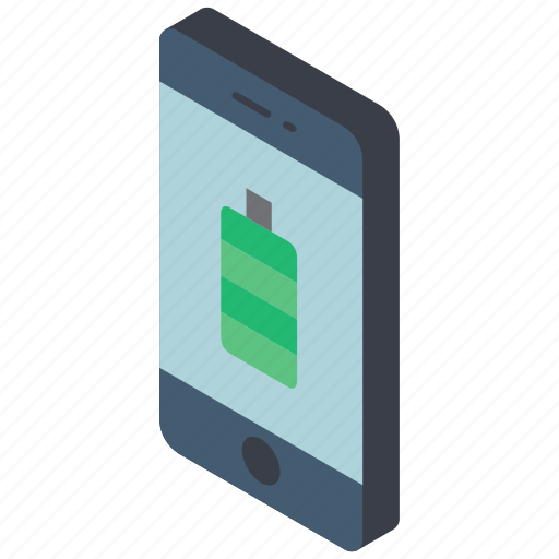Battery, function, functions, iso, isometric, mobile, smart phone icon - Download on Iconfinder