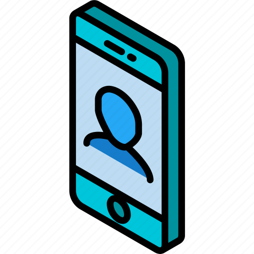 Device, function, iso, isometric, male, smartphone, user icon - Download on Iconfinder