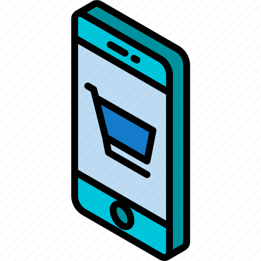 Device, function, iso, isometric, smartphone, trolley icon - Download on Iconfinder