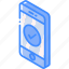 accept, device, function, iso, isometric, smartphone 