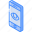 device, function, iso, isometric, show, smartphone 