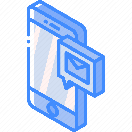 Device, function, iso, isometric, message, smartphone, sms icon - Download on Iconfinder