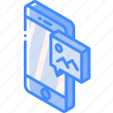 device, function, graphic, image, iso, isometric, smartphone