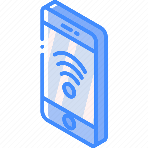 Device, fi, function, iso, isometric, smartphone, wi icon - Download on Iconfinder