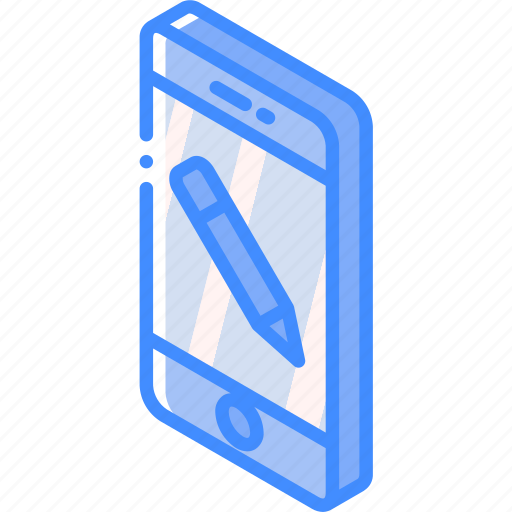 Device, edit, function, iso, isometric, smartphone icon - Download on Iconfinder