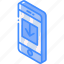 device, download, function, iso, isometric, smartphone 
