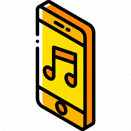 Device, function, iso, isometric, music, smartphone icon - Download on Iconfinder