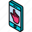 device, function, iso, isometric, smartphone, touch 