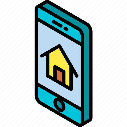 Device, function, home, iso, isometric, smartphone icon - Download on Iconfinder