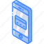 card, credit, device, function, iso, isometric, smartphone 
