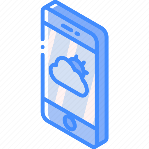 Device, function, iso, isometric, smartphone, weather icon - Download on Iconfinder