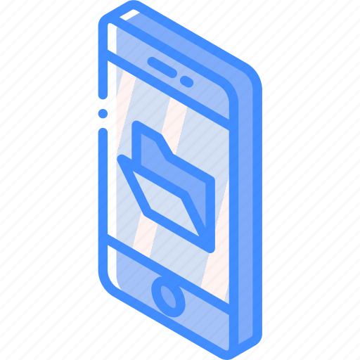 Device, folder, function, iso, isometric, smartphone icon - Download on Iconfinder