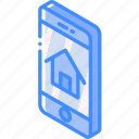 device, function, home, iso, isometric, smartphone