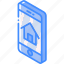 device, function, home, iso, isometric, smartphone 