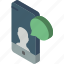 device, function, iso, isometric, message, profile, smartphone 