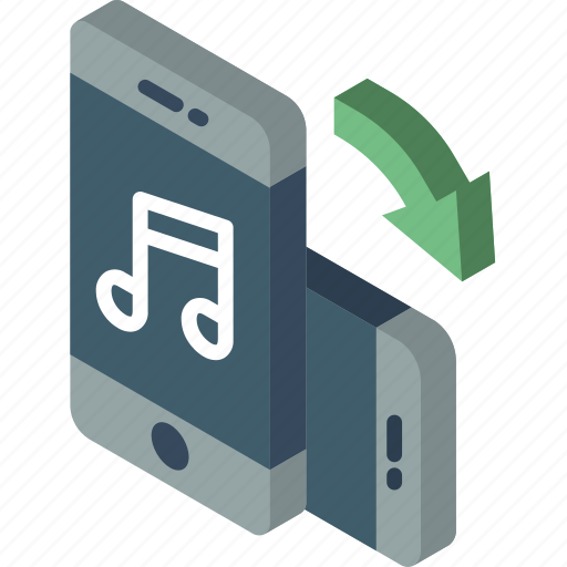 Device, function, iso, isometric, music, rotate, smartphone icon - Download on Iconfinder