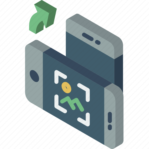 Device, function, iso, isometric, picture, rotate, smartphone icon - Download on Iconfinder