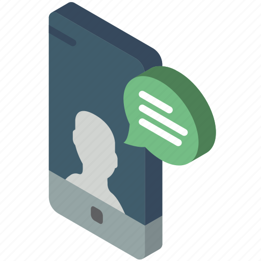Device, function, iso, isometric, message, smartphone icon - Download on Iconfinder
