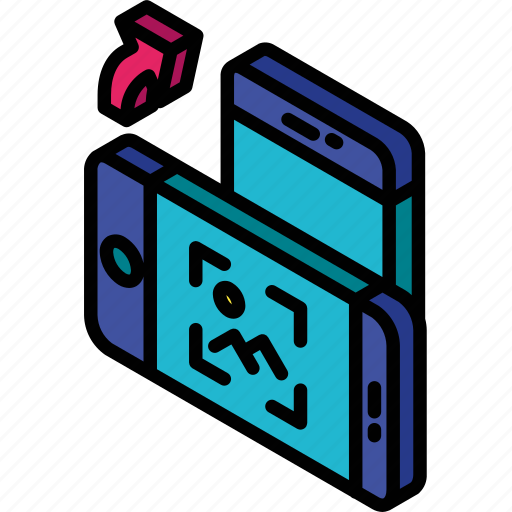 Device, function, iso, isometric, picture, rotate, smartphone icon - Download on Iconfinder