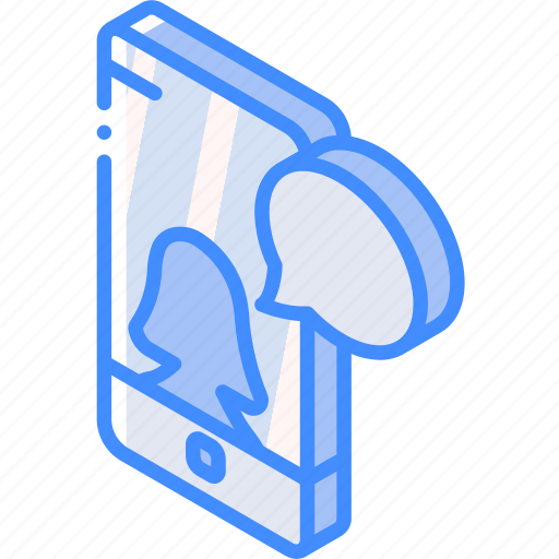 Device, function, iso, isometric, message, profile, smartphone icon - Download on Iconfinder