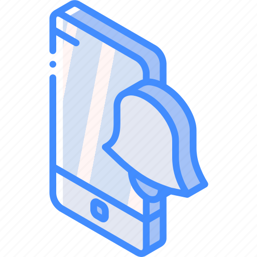 Alarm, device, function, iso, isometric, smartphone icon - Download on Iconfinder