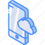 cloud, device, function, iso, isometric, smartphone 