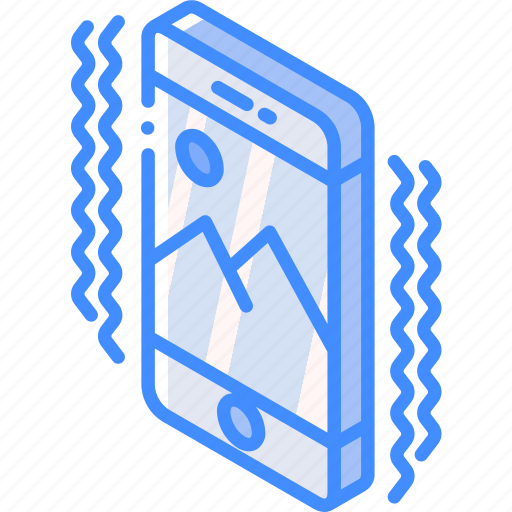 Device, function, iso, isometric, ringing, smartphone icon - Download on Iconfinder