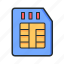 communication, chip, characteristics, sim card 