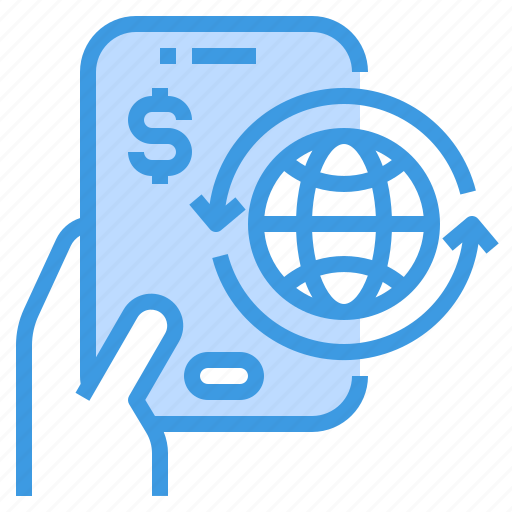 Business, exchange, global, method, mobile, payment icon - Download on Iconfinder
