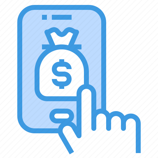 Bag, banking, mobile, money, payment, saving icon - Download on Iconfinder