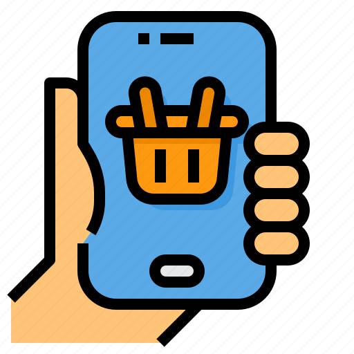 Basket, mobile, payment, shopping, smartphone icon - Download on Iconfinder