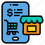 cart, mobile, online, payment, shopping 