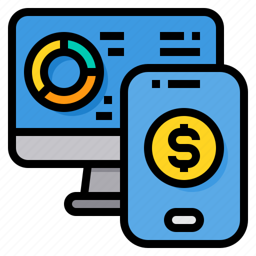 Analytics, financial, mobile, payment, statistics icon - Download on Iconfinder