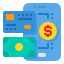 card, cash, credit, exchange, method, mobile, payment 