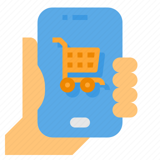 Cart, mobile, online, payment, shopping icon - Download on Iconfinder