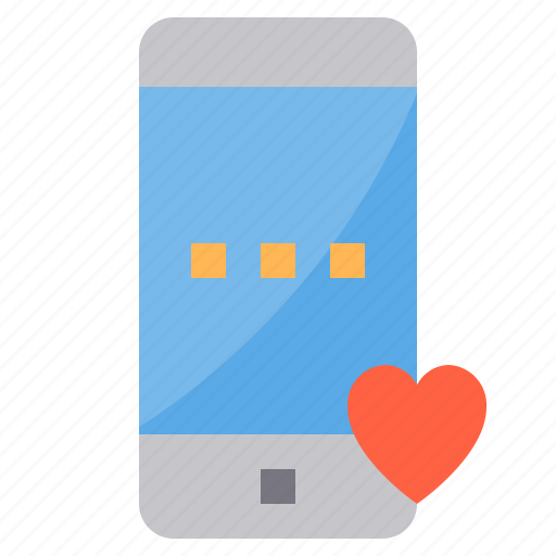 Cellphone, communication, love, mobile phone, smartphone icon - Download on Iconfinder