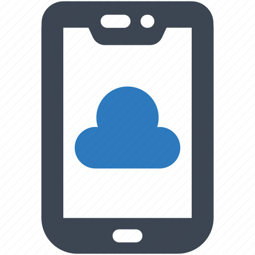 Cloud, mobile, storage, phone, smartphone, iphone, app icon - Download on Iconfinder
