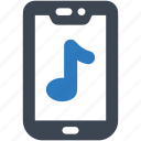 mobile, music, phone, audio, player, smartphone, app