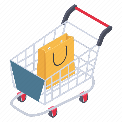 Shopping bucket, shopping carriage, shopping cart, shopping chariot, shopping trolley icon - Download on Iconfinder