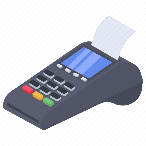 Cash till, invoice machine, point of sale, pos, pos terminal icon - Download on Iconfinder