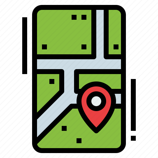 Gps, guide, map, mobile, traveler icon - Download on Iconfinder