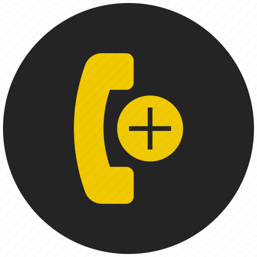 Add call, add conference call, add contact, communication, create contact, new phone icon - Download on Iconfinder