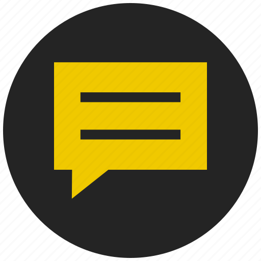 Chat, comment, customer support, message bubble, messaging, talk icon - Download on Iconfinder
