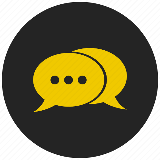 Chat bubble, conversation, discuss, message, message bubble, messaging, talk icon - Download on Iconfinder