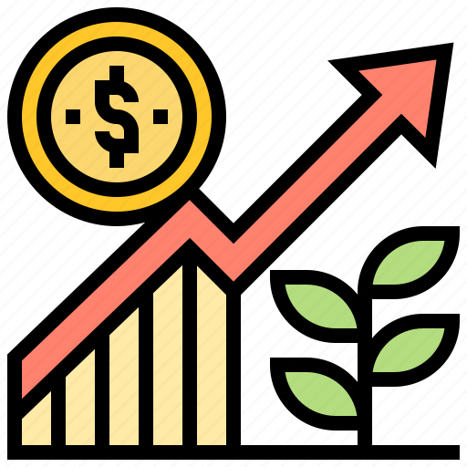 Benefit, growth, investment, money, profit icon - Download on Iconfinder