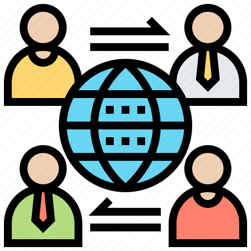 Connection, global, network, people, teamwork icon - Download on Iconfinder