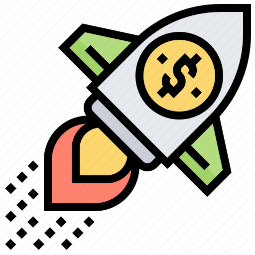 Budget, launch, rocket, startup, supporter icon - Download on Iconfinder
